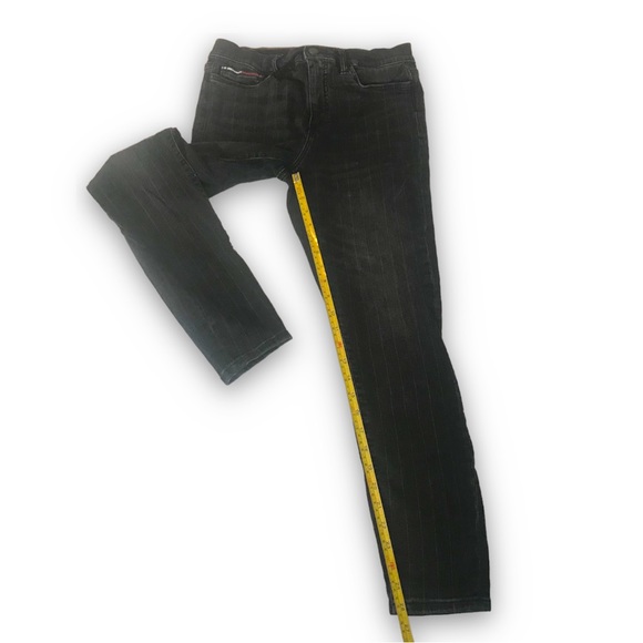 Tommy Hilfiger Denim Pinstripe Straight Leg Jeans - Picture 5 of 13